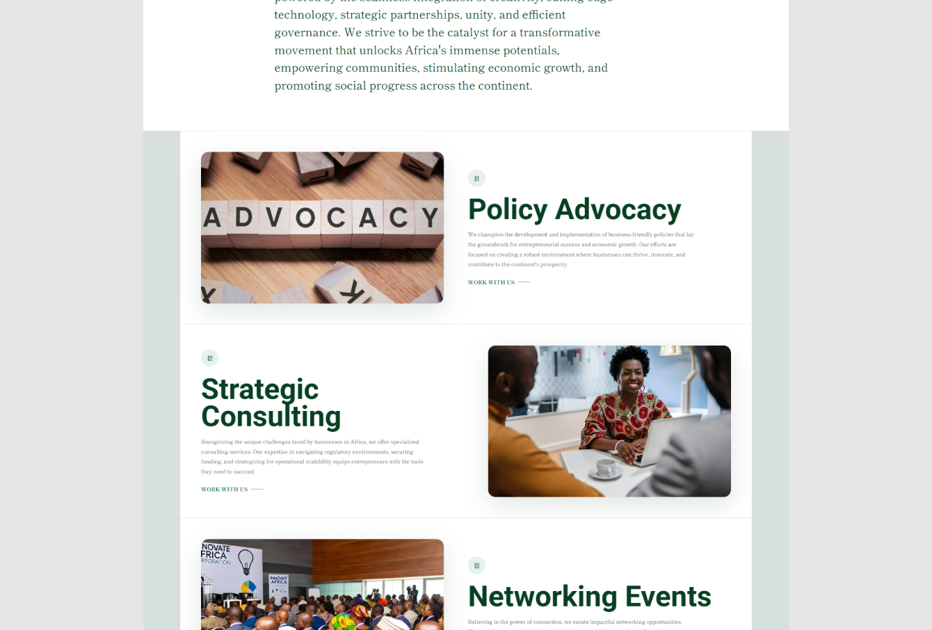 Innovate Africa Corps project presentation two